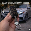 JVCV® Handmade Leather Car Key Cover – Compatible with Tata Motors Smart Key