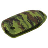 Car Styling Soft Silicone Camouflage Flip Key Cover Compatible with Tata Tiago Tigor Hexa Punch Nexon Zest Bolt Safari Storme (Green Camouflage)