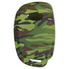 Car Styling Soft Silicone Camouflage Key Cover Compatible with Hyundai Creta Venue Aura Elite i20 Grand i10 Nios Xcent 3 Button Flip Key (Green Camouflage)