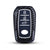JVCV® Premium Hard Case Key Cover Compatible with Toyota Innova Crysta, Fortuner, Legender, Hycross, Hilux, Land Cruiser – 3 Button Smart Key