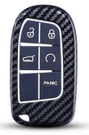 JVCV® Hard Case Key Cover Compatible with Jeep Compass Trailhawk Push Button Smart Key - Stylish Durable Protection