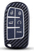 JVCV® Hard Case Key Cover Compatible with Jeep Compass Trailhawk Push Button Smart Key - Stylish Durable Protection