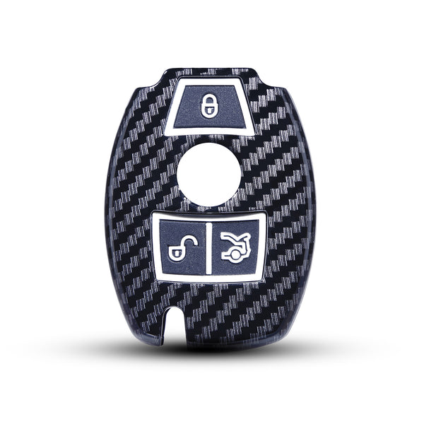JVCV® Hard Case Key Cover Compatible with Mercedes Benz Smart Key - Stylish Durable Protection