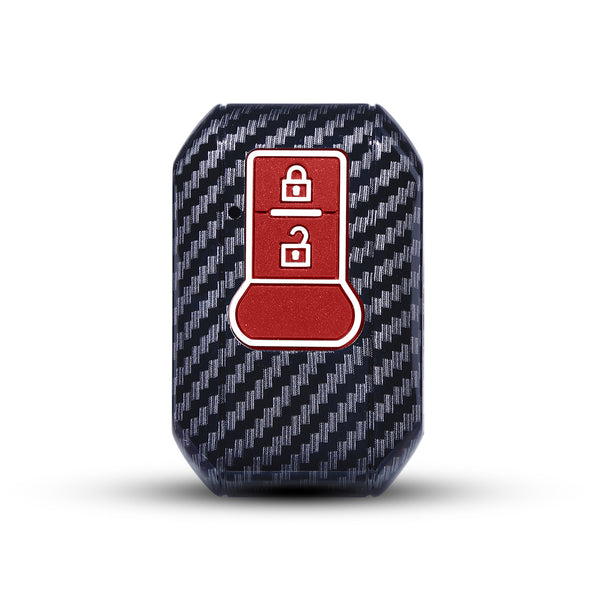 JVCV® Hard Case Key Cover – Compatible with Suzuki Jimny, Fronx, Grand Vitara, Baleno, XL6, Swift, Ertiga, Dzire & Toyota Rumion, Urban Cruiser, Glanza, Hyryder – 2 Button Smart Key