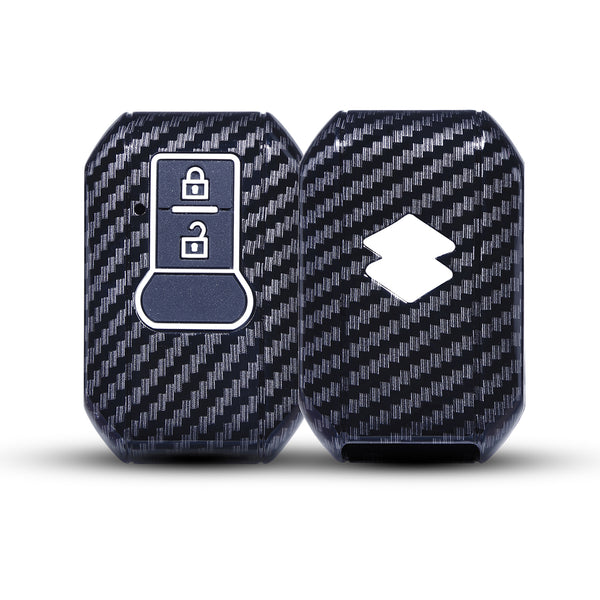 JVCV® Hard Case Key Cover – Compatible with Suzuki Jimny, Fronx, Grand Vitara, Baleno, XL6, Swift, Ertiga, Dzire & Toyota Rumion, Urban Cruiser, Glanza, Hyryder – 2 Button Smart Key