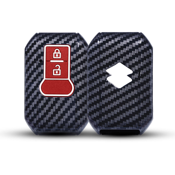 JVCV® Hard Case Key Cover – Compatible with Suzuki Jimny, Fronx, Grand Vitara, Baleno, XL6, Swift, Ertiga, Dzire & Toyota Rumion, Urban Cruiser, Glanza, Hyryder – 2 Button Smart Key