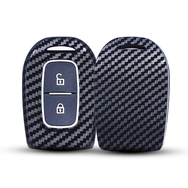 JVCV® Hard Case Key Cover – Compatible with Renault Kiger, Kwid, Duster (2016), Triber – 2 Button Remote Key