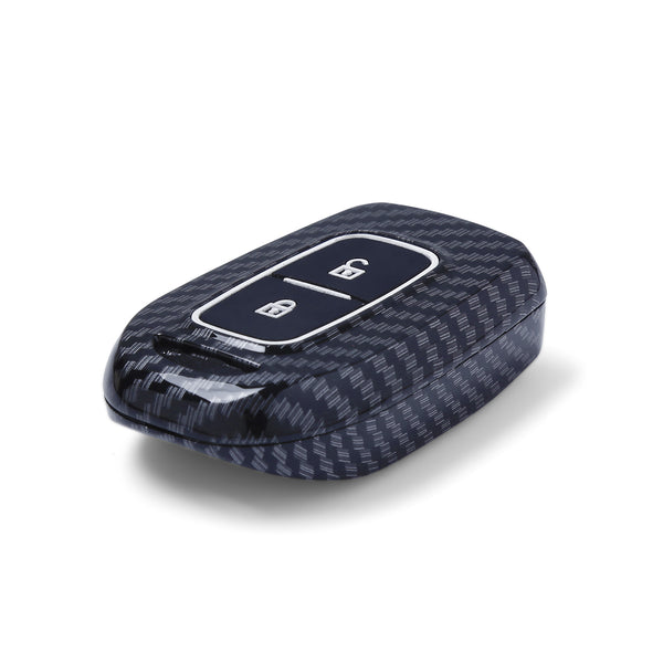 JVCV® Hard Case Key Cover – Compatible with Renault Kiger, Kwid, Duster (2016), Triber – 2 Button Remote Key