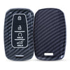 JVCV® Hard Case Key Cover Compatible with Kia Sonet Seltos 2020 Carens 4 Button Smart Key - Stylish Durable Protection
