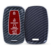 JVCV® Hard Case Key Cover Compatible with Kia Sonet Seltos 2020 Carens 4 Button Smart Key - Stylish Durable Protection