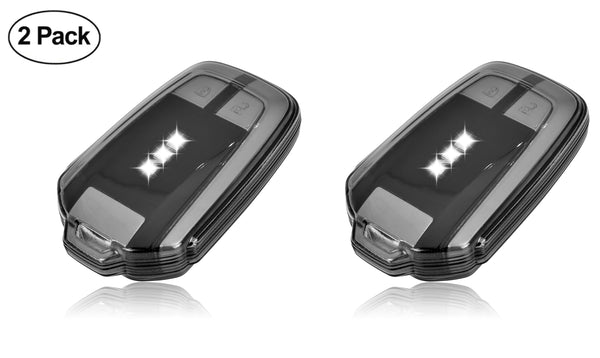 JVCV® Soft TPU Transparent Cover – Compatible with Isuzu Keys (Transparent Black)