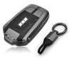 JVCV® Soft TPU Transparent Cover with keychain – Compatible with Isuzu Keys (Transparent Black)