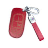 JVCV® Soft Handmade Lychee Pattern Leather Key Cover Compatible with Jeep Compass Trailhawk Push Button Smart Key