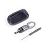 Car Styling Soft Carbon Fiber Pattern Key Cover Compatible with Jeep Compass with Keychain