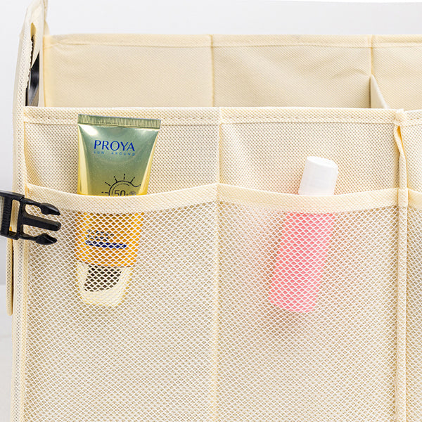 JVCV® XL Luxury Car Trunk Organizer – Waterproof, Heavy-Duty, Anti-Slip Storage Solution for SUVs, Sedans, and Minivans