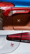 JVCV® 3D Metal Spider Sticker – Chrome Emblem Badge for Cars, Bikes, Laptops, Helmets & More