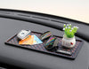 JVCV® Anti‑Slip Car Dashboard Mat – Magic Sticky PU Grip Pad for Phones, Sunglasses, Keys & More