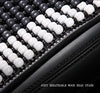 JVCV® Premium Wooden Beads Seat Cover – Universal Anti-Slip Cushion for Cars, SUVs, Trucks & Office Chairs