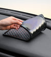 JVCV® Anti‑Slip Car Dashboard Mat – Magic Sticky PU Grip Pad for Phones, Sunglasses, Keys & More