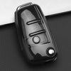 JVCV® Soft TPU Transparent Cover – Compatible with Audi Keys (Transparent Black)