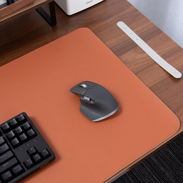 JVCV® Premium Vegan Leather Desk Mat – Reversible, Non-Slip Extended Mouse Pad for Office, WFH & Gaming (80×40 cm)