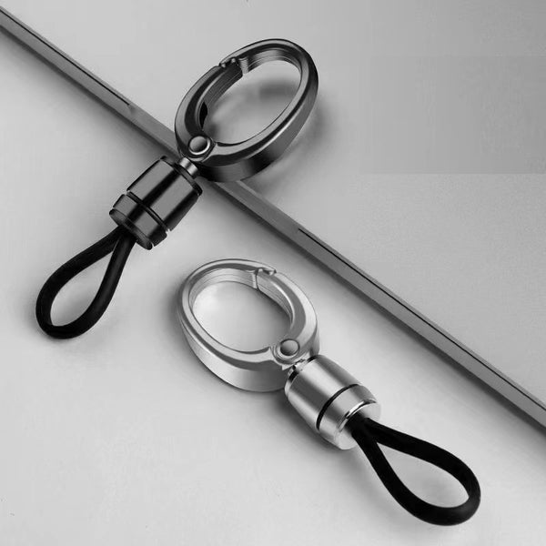 Genuine Leather Braided Keychain Strap – Car Key Chain Rope, Accessories Holder & Zinc Alloy Buckle Keyring for Men & Women | Stylish Keyring Organizer for Car, Bike, Home, Office Keys