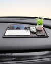 JVCV® Anti‑Slip Car Dashboard Mat – Magic Sticky PU Grip Pad for Phones, Sunglasses, Keys & More