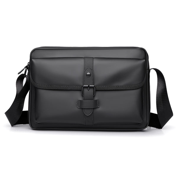 JVCV® Premium Men's Crossbody Messenger Bag | Sleek Shoulder Bag with Front Flap Pocket | Spacious Office, Work, Travel & Everyday Carry Bag