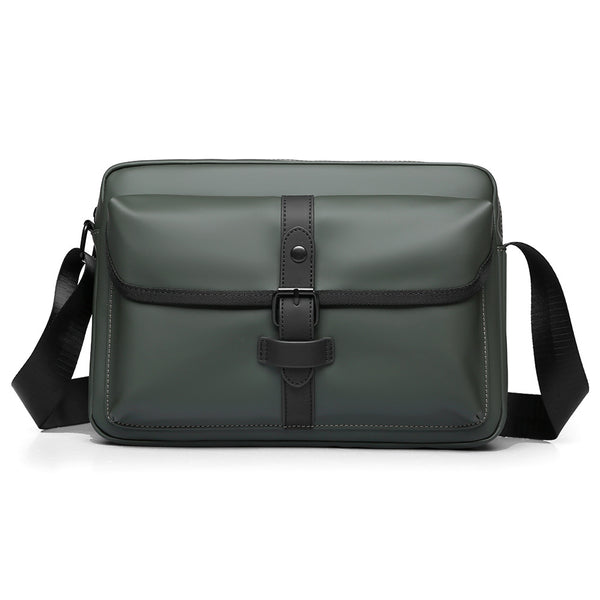 JVCV® Premium Men's Crossbody Messenger Bag | Sleek Shoulder Bag with Front Flap Pocket | Spacious Office, Work, Travel & Everyday Carry Bag