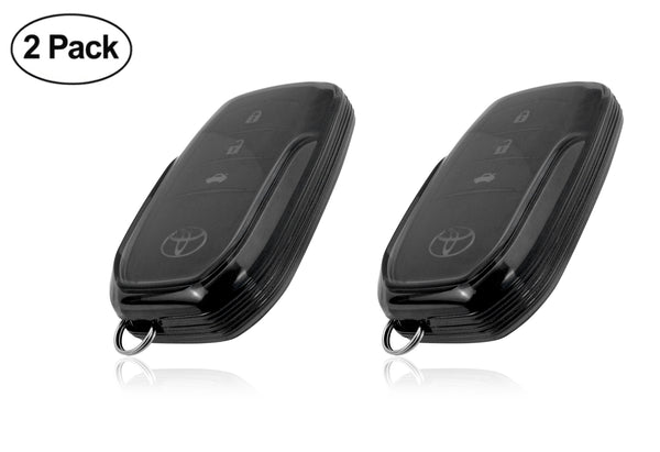 Transparent TPU Car Key Cover for Toyota Car's - Fortuner, Hilux, Innova Crysta, Fortuner Legender, Innova HyCross & Land Cruiser