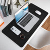 JVCV® Premium Vegan Leather Desk Mat – Reversible, Non-Slip Extended Mouse Pad for Office, WFH & Gaming (80×40 cm)