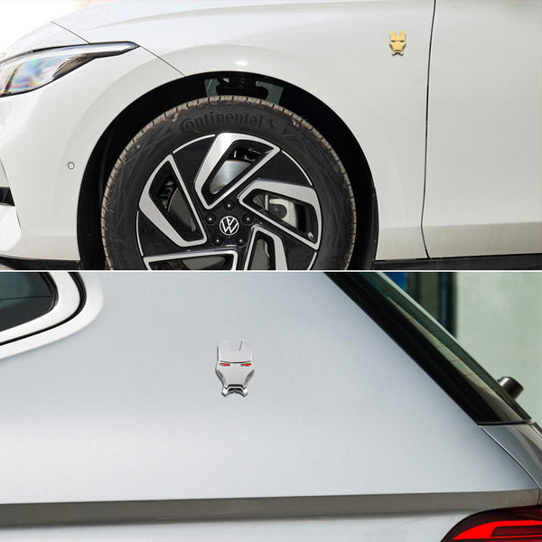 JVCV® 3D Metal Iron M Emblem – Chrome Finish Sticker Badge for Cars, Bikes, Laptops, Helmets & More