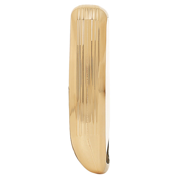 JVCV® Soft TPU Transparent Cover Compatible with Kia Seltos Sonet Carens 4 Button Smart Key (Transparent Gold)