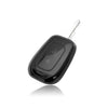 JVCV® Soft TPU Transparent Cover – Renault 2‑Button Remote Key (Transparent Black)