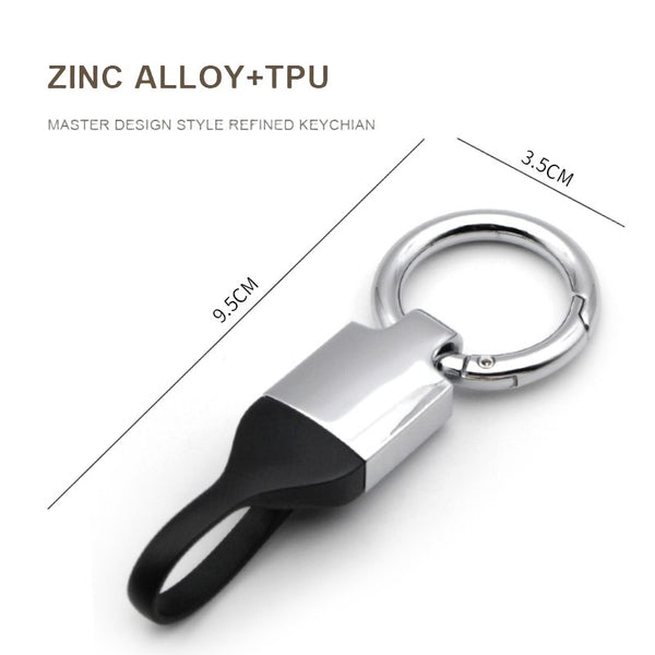 Universal Zinc Alloy Keychain – Lightweight Ring Hook Accessories Holder & Organizer for Car, Bike, Home, Office Keys for Men & Women | Premium Durable Key Holder
