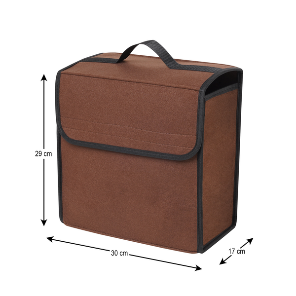 JVCV® Anti-Slip Car Trunk Boot Organizer (Small) – Foldable Storage Box for Cars, SUVs, Sedans & Trucks