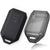 JVCV® Soft TPU Key Cover Combo (Matte Black + Transparent Black) – Compatible with Suzuki Grand Vitara, Victoris, Baleno, XL6, Swift, Ertiga, Dzire & Fronx – 2 Button Smart Key