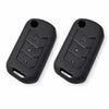 JVCV® Soft TPU Key Cover – Matte Black Pattern – Compatible with Mahindra XUV700, Thar, Bolero, Scorpio, Scorpio N, XUV300, TUV300 & XUV400 EV – 3 Button Flip Key