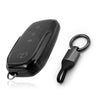 Transparent TPU Car Key Cover with Premium Keychain for Toyota Car's - Fortuner, Hilux, Innova Crysta, Fortuner Legender, Innova HyCross & Land Cruiser