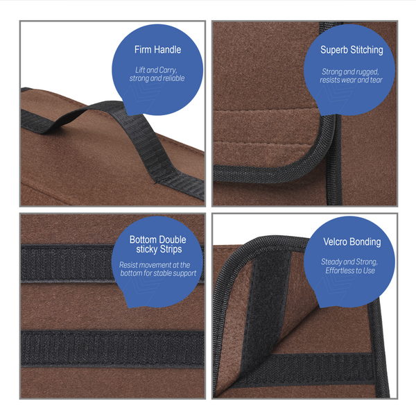 JVCV® Anti-Slip Car Trunk Boot Organizer (Small) – Foldable Storage Box for Cars, SUVs, Sedans & Trucks