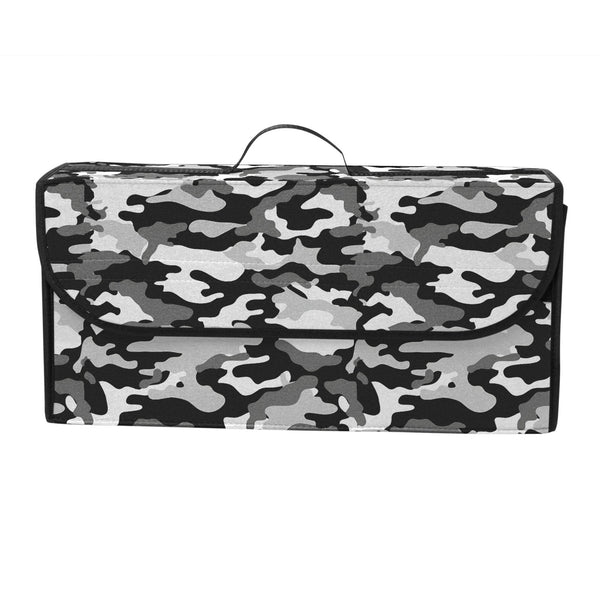 JVCV® Car Trunk Boot Organizer with Camouflage Pattern – Anti-Slip Multipurpose Storage Box for Cars, SUVs, Sedans, Trucks & Minivans