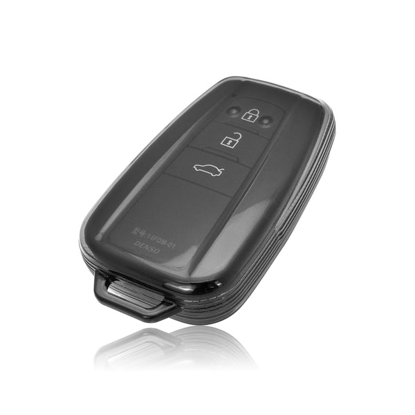 JVCV® Soft TPU Transparent Key Cover Compatible with New Toyota Camry Smart Key | Premium Scratch-Resistant, Lightweight & Stylish Smart Key Protector