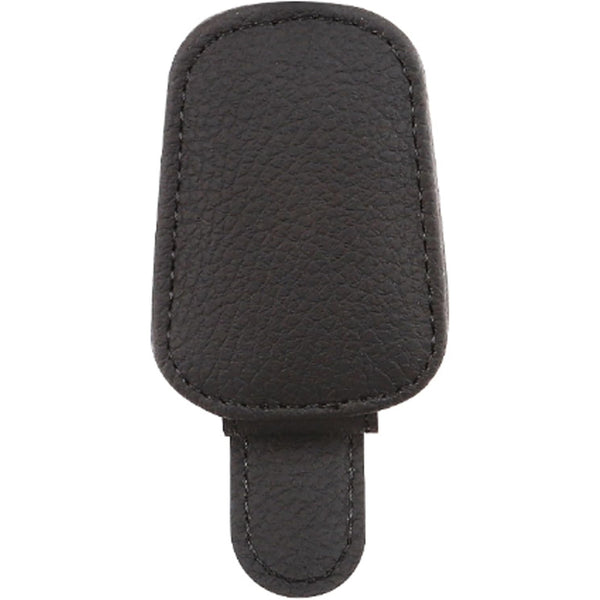 Single Pack Sunglasses Holder for Car Visor - Magnetic Leather Sunglasses Holder and Ticket Card Clip - Car Visor Accessories