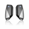 JVCV® Soft TPU Transparent Cover Compatible with BMW 2023 New 7 Series 740i 760i X1 X7 XM IX I7, X5 Smart Key (Transparent Black.)