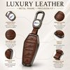 JVCV® Premium Metal & Leather Key Cover – Compatible with BYD Atto 3, Seal, Sealion 7 & eMax 7 Smart Key