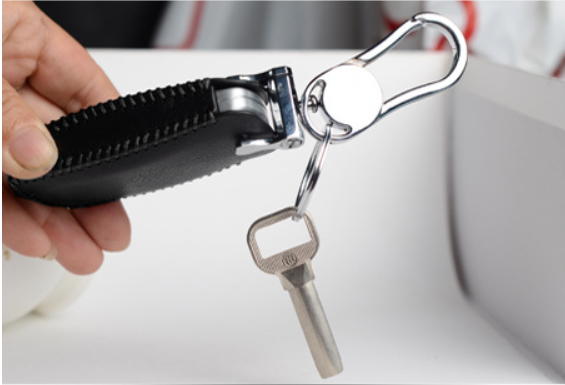 JVCV® Car Styling Soft Handmade Leather Key Cover Compatible with Hyundai 3 Button Smart Key