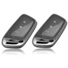 JVCV® Soft TPU Transparent Cover – MG Hector, Hector Plus & Windsor EV Smart Key (Transparent Black)