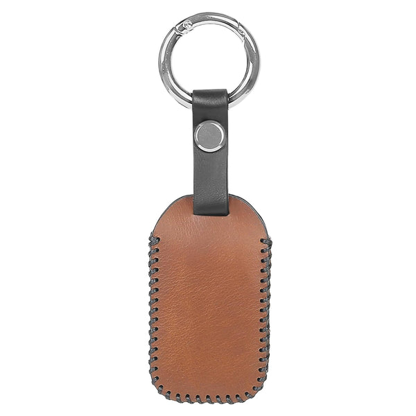 JVCV® Soft Handmade Leather Key Cover Compatible with Honda City, Elevate, Civic, Jazz, Amaze, CR-V, WR-V, BR-V 3/4 Button Push Button Start Smart Key