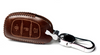 JVCV® Car Styling Soft Handmade Leather Key Cover Compatible with Hyundai 3 Button Smart Key