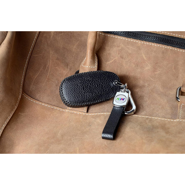 JVCV® Soft Handmade Lychee Pattern Leather Key Cover Compatible with Hyundai New Verna 3 Button Smart Key